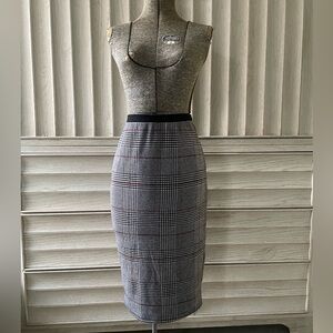 NWOT Philosophy Glen Plaid Pencil Skirt